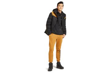 Image of Timberland Outdoor Archive Puffer Jacket - Mens, Black-Wheat Boot, Large, TB0A1WYYP56-L