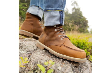 Image of Timberland Redwood Falls Waterproof Moc-Toe Boot - Mens, Saddle, 9, Medium, TB1A2EDRF1309000M