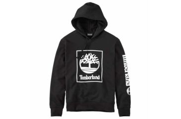 Image of Timberland Seasonal Logo Hoodie Sweat - Mens, Black, Large, TB0A1N9B001-BLK-L