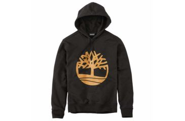 Image of Timberland Seasonal Logo Hoodie Sweat - Mens, Black Tree, Extra Large, TB0A1N9BI19-BLK Tree-XL