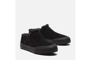Image of Timberland Skyla Bay 2.0 Warm Lined Low Slip On Sneaker - Womens, Black Suede, 10, Medium, TB0A2ABGEK410000M