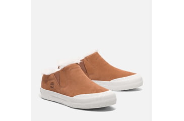 Image of Timberland Skyla Bay 2.0 Warm Lined Low Slip On Sneaker - Womens, Rust Suede, 11, Medium, TB0A2ABGEIZ11000M