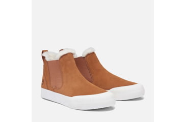 Image of Timberland Skyla Bay 2.0 Warm Lined Mid Pull On Sneaker - Womens, Rust Suede, 7, Medium, TB0A2AEWEIZ07000M
