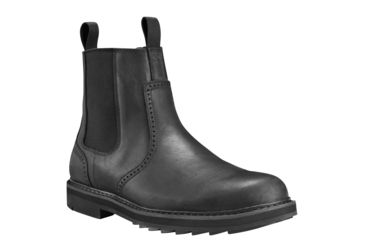 Image of Timberland Squall Canyon Waterproof Side Zip Chelsea Boot - Men's, Black Full-Grain