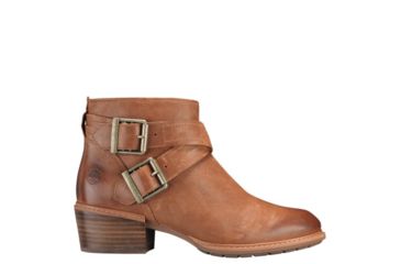 Image of Timberland Sutherlin Bay Cross Strap Ankle Boot, Md Brown Full Grain, Medium, 10, TB0A1V3SK43-100M