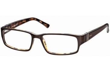 Image of Timberland TB1220 Eyeglass Frames - Dark Brown Frame Color