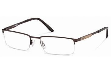 Image of Timberland TB1224 Eyeglass Frames - Shiny Dark Brown Frame Color