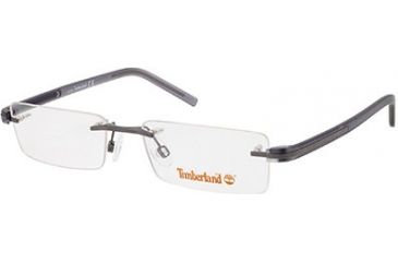 Image of Timberland TB1244 Eyeglass Frames - Shiny Dark Ruthenium Frame Color