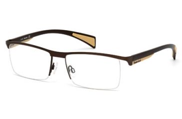 Image of Timberland TB1275 Eyeglass Frames - Matte Dark Brown Frame Color