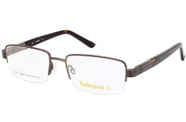 Image of Timberland TB1534 Eyeglass Frames - Shiny Dark Brown Frame Color