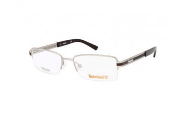 Image of Timberland TB1536 Eyeglass Frames - Matte Light Nickel Tin Frame Color