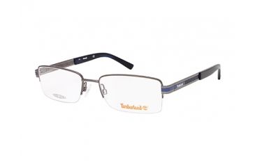 Image of Timberland TB1536 Eyeglass Frames - Shiny Gun Metal Frame Color