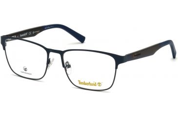 Image of Timberland TB1575 Eyeglass Frames - Matte Blue Frame Color