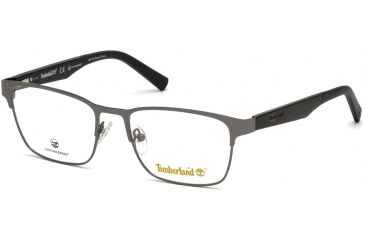 Image of Timberland TB1575 Eyeglass Frames - Matte Gunmetal Frame Color