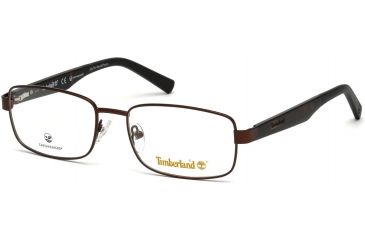 Image of Timberland TB1577 Eyeglass Frames - Matte Dark Brown Frame Color