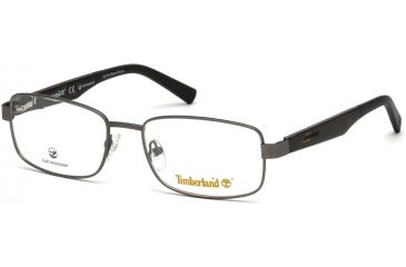 Image of Timberland TB1577 Eyeglass Frames - Matte Gunmetal Frame Color