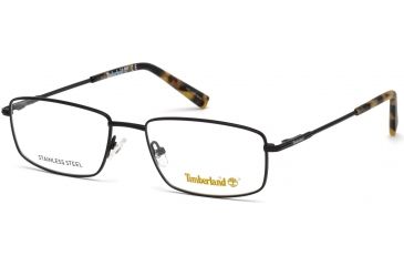 Image of Timberland TB1607 Eyeglass Frames - Matte Black Frame Color