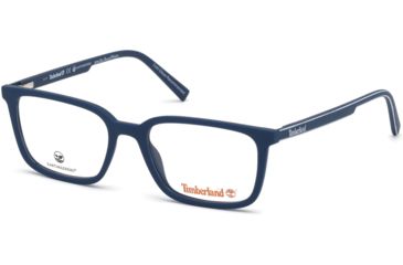 Image of Timberland TB1621 Eyeglass Frames - Matte Blue Frame Color, Matte Blue Lens Color