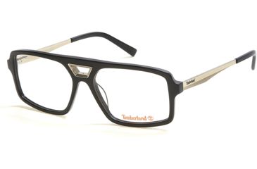 Image of Timberland TB1644 Eyeglass Frames - Shiny Black Frame Color, Shiny Black Lens Color