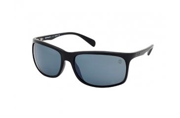 Image of Timberland TB9002 Sunglasses - Shiny Black / Smoke Frame Color