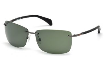 Image of Timberland TB9009 Sunglasses - Shiny Gunmetal Frame Color