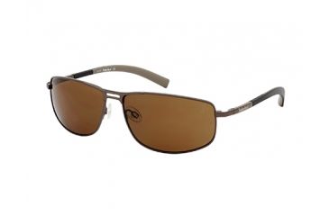 Image of Timberland TB9039 Sunglasses - Shiny Dark Brown Frame Color