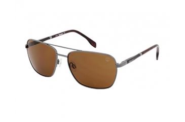 Image of Timberland TB9040 Sunglasses - Shiny Gun Metal Frame Color