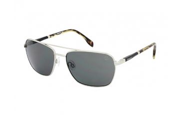 Image of Timberland TB9040 Sunglasses - Shiny Light Nickeltin Frame Color