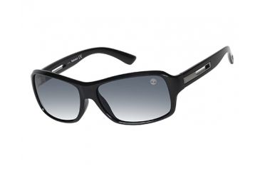 Image of Timberland TB9065 Sunglasses - Shiny Black / Smoke Frame Color