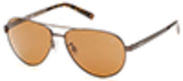 Image of Timberland TB9098 Sunglasses - Matte Dark Brown Frame Color