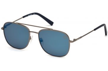 Image of Timberland TB9122 Sunglasses - Matte Gun Metal Frame Color