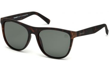 Image of Timberland TB9124 Sunglasses - Dark Havana Frame Color