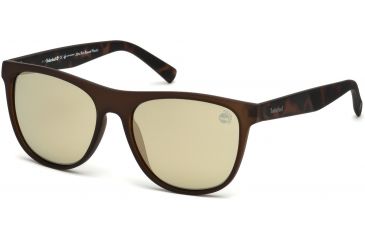 Image of Timberland TB9124 Sunglasses - Matte Dark Green Frame Color