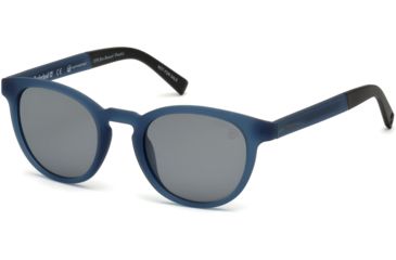 Image of Timberland TB9128 Sunglasses - Matte Blue Frame Color