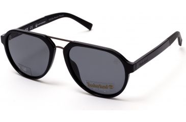 Image of Timberland TB9142 Sunglasses - Shiny Black Frame Color