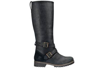 Image of Timberland Wheelwright Tall Waterproof Casual Boot - Women's-Black-Medium-8.5