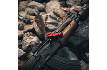 Image of TIMNEY AK Drop-In Trigger, 3.5LBS, Red/Black, AK47