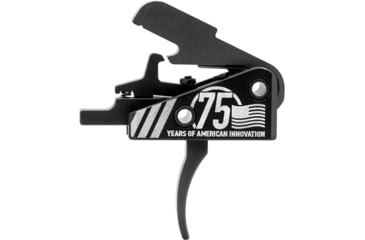 Image of Timney Triggers 75th Anniversary 667S AR-15 Trigger, Standard Curve, 3lb, Black, Small, 667S-75TH