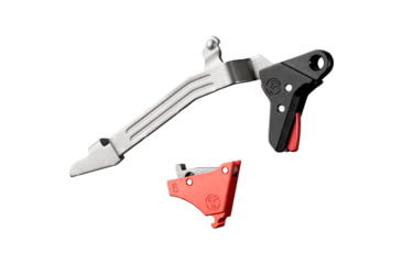Image of Timney Triggers Alpha Competition Trigger, Flat, Glock 17/19/45 Gen 6, 3lb, Red, Alpha Glock 6 - Red
