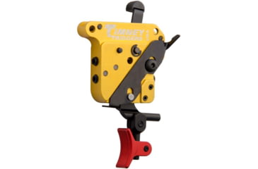 Image of Timney Triggers Calvin Elite Remington 700 Trigger, 8 oz Draw Weight, Black/Gold Finish, Right, 520CEA