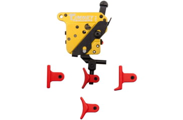 Image of Timney Triggers Calvin Elite Remington 700 Trigger, 8 oz Draw Weight, Black/Gold Finish, Right, 520CEA