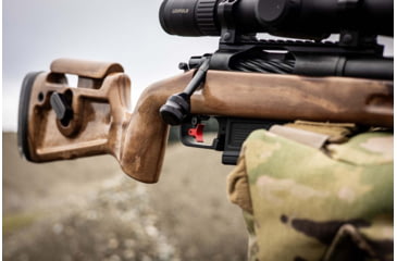 Image of Timney Triggers Calvin Elite Remington 700 Trigger, 8 oz Draw Weight, Black/Gold Finish, Right, 520CEA