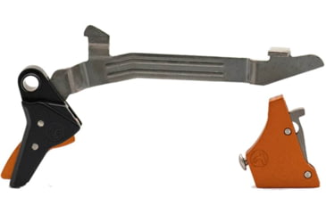 Image of Timney Triggers Glock Alpha Competition Trigger, Straight, 3lb Pull, Gen 3-4, Orange, Alpha Glock 3-4 - Large-Orange
