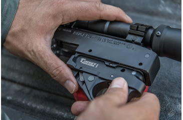 Image of Timney Triggers Ruger 10/22 Black Housing, Black Shoe, 1022-1C