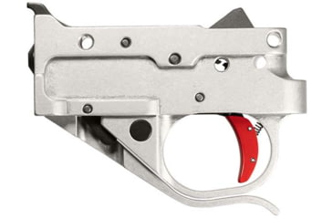 Image of Timney Triggers Ruger 10/22 Silver Housing, Red Shoe, 1022-2C-16