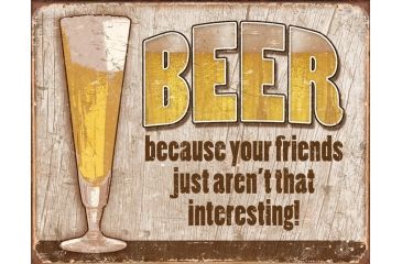 Image of Tin Signs Beer Your Friend Tin Sign TSN1767