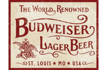 Image of Tin Signs Budweiser World Renown