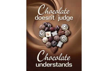 Image of Tin Signs Chocolate Undersds Sign, 12.5in X 16in, 2269