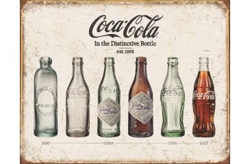 Image of Tin Signs Coke Bottle Evolution Tin Sign TSN1839