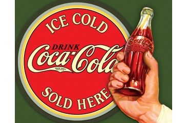 Image of Tin Signs Coke Ice Cold Bullseye TSN1625